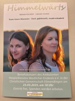 Plakat zur Veranstaltung. Bild: Ambulanter Hospizdienst Westlicher Enzkreis e.V.