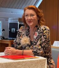 Buchlesung von Petra Frey „SterbeMund“ vom 08.05.2025.  Bild: Ambulanter Hospizdienst Westlicher Enzkreis.